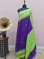 Navy Blue Khadhi Pure Pattu Saree