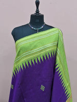 Navy Blue Khadhi Pure Pattu Saree 1