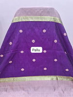 Light Peach Khadhi Pure Pattu Saree Pallu