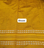 Dark Metal Grey Khadhi Pure Pattu Saree  blouse