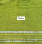 Dark Chocolate Brown Khadhi Pure Pattu Saree Blouse