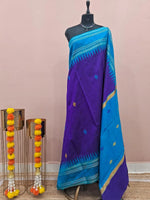 Navy Blue Khadhi Pure Pattu Saree 
