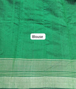 Blue Khadhi Pure Pattu Saree Blouse