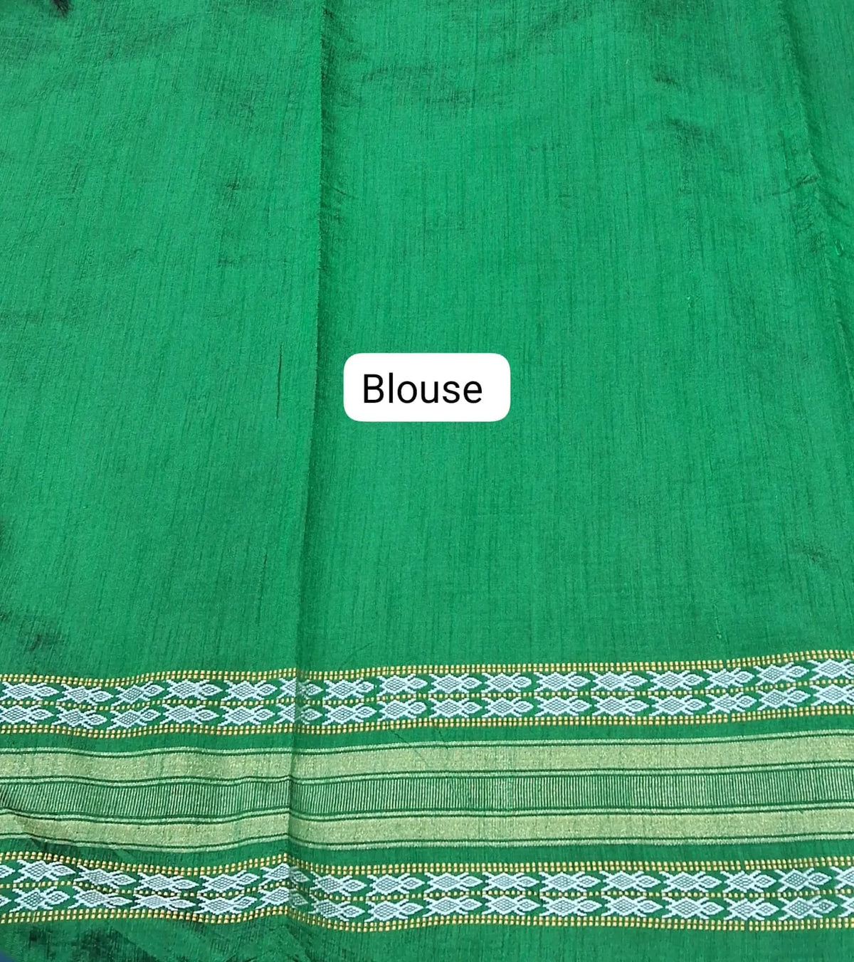 Rani Pink Khadhi Pure Pattu Saree Blouse