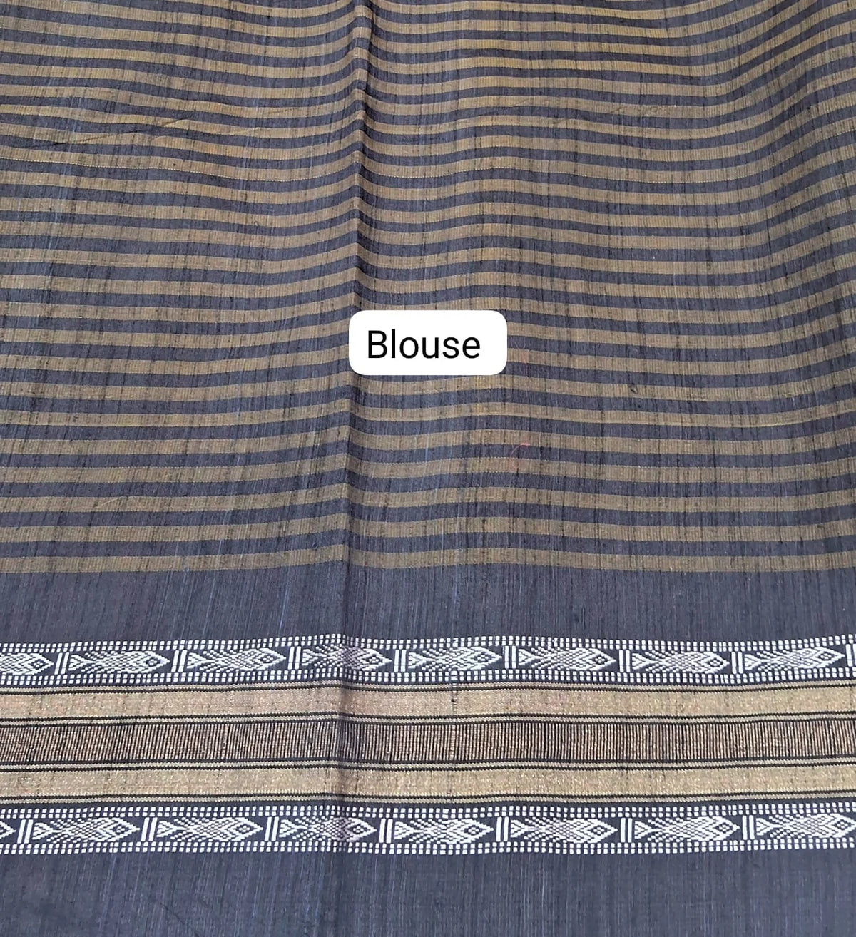 Lemon Yellow and Green Checked Khadhi Pattu Saree Blouse