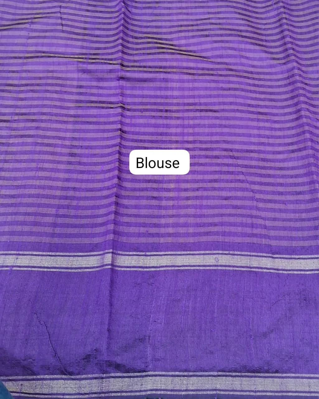 Yellow and Pink Checked Khadhi Pattu Saree Blouse