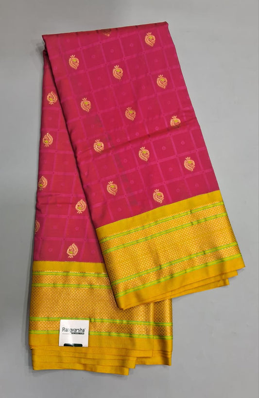 Rani Pink Paithani Silk Saree