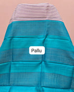 Off-White Pure Tussar Saree pallu