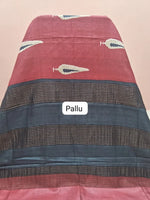 Brick Red Pure Tussar Saree Pallu