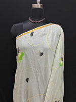 Light Pista Green Chiffon Saree 1