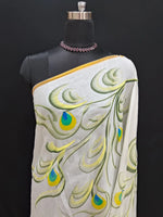 White Chiffon Saree 1