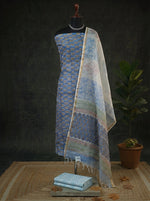 Royal Blue Kota Dress Material