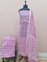 pink Kota dress material