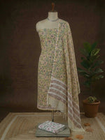Light yellow Kota dress material