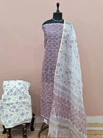 Elegant Light Pink Kota Dress Material