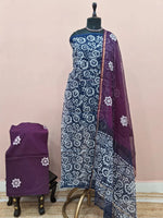 Blue Kota Dress Material 