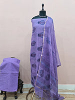 Light Lavender Kota Dress Material