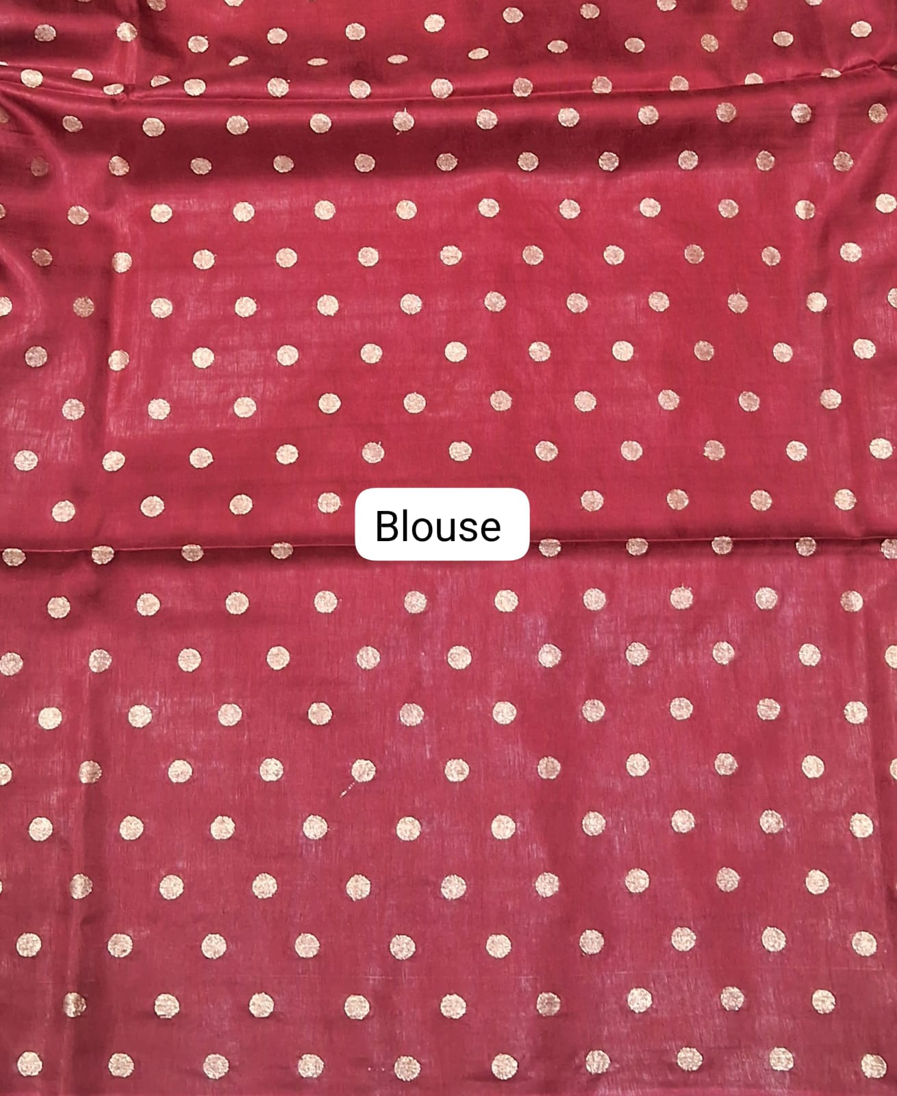 Rust Red Russian Silk blouse