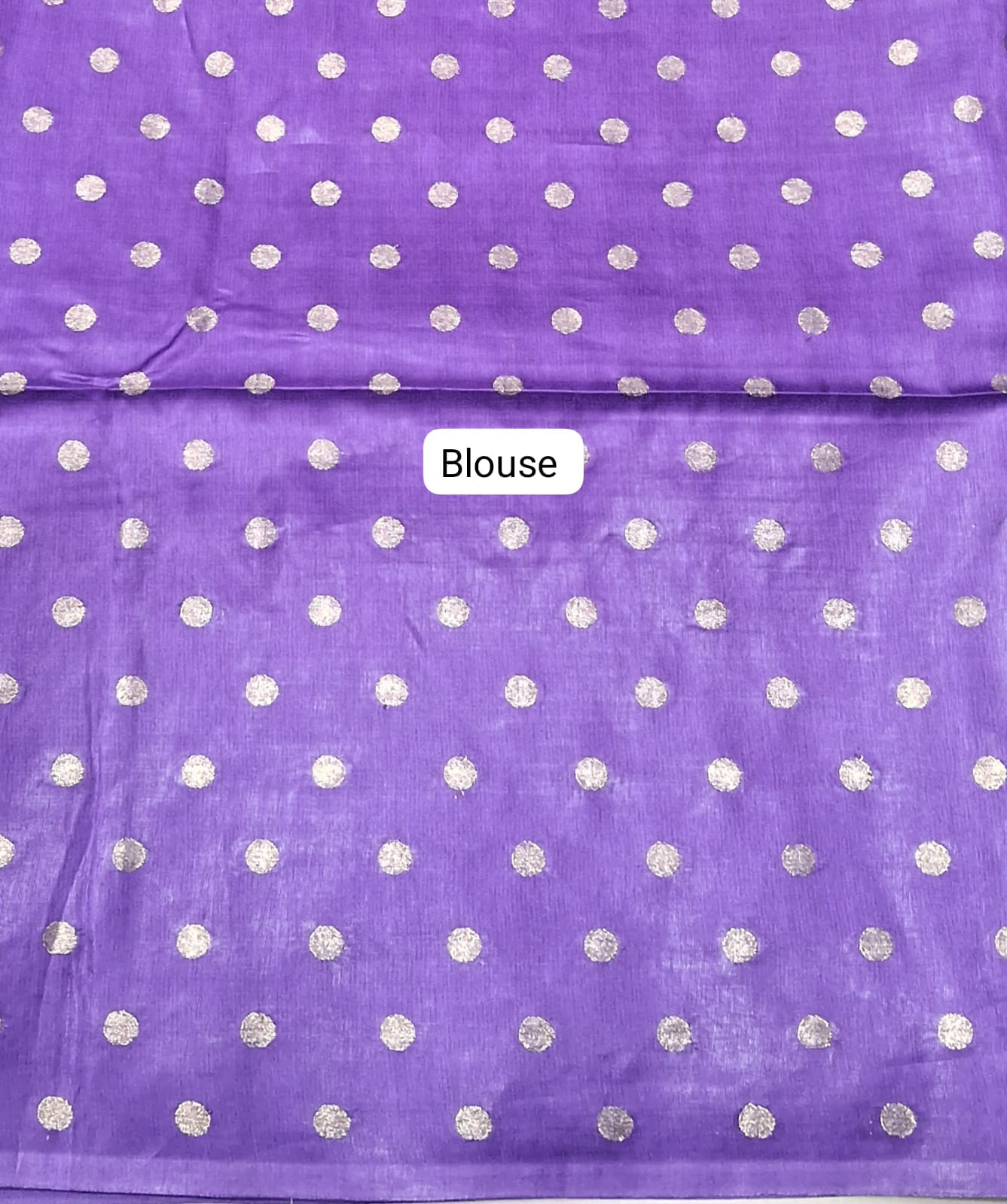 Lavender Russian Silk Saree blouse