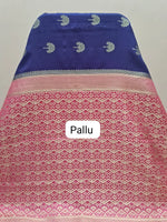 Purple Raw Silk Saree Pallu