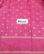 Purple Raw Silk Saree Blouse