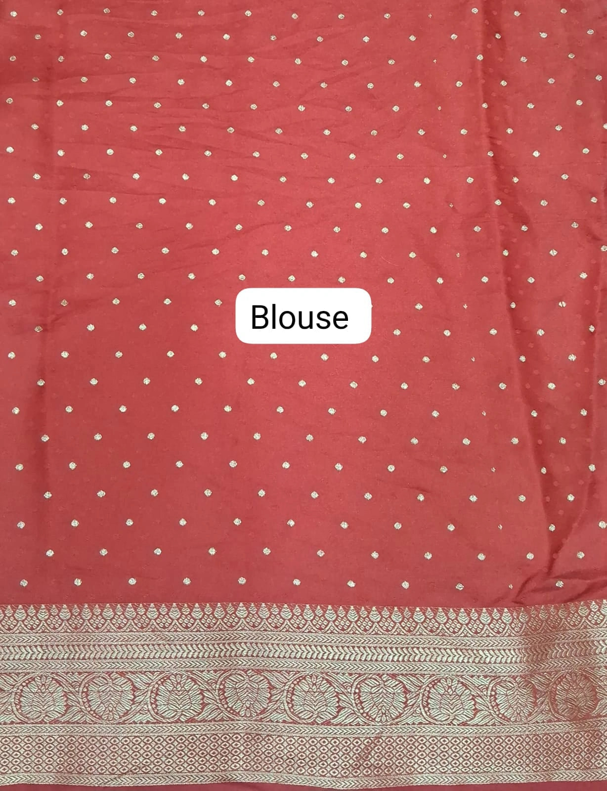 Black Raw Silk Saree blouse