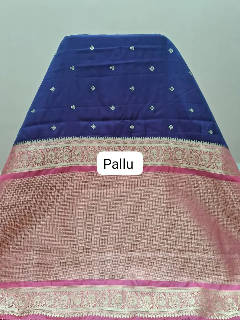 Purple Raw Silk Saree Pallu