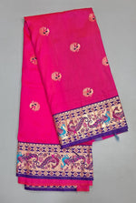 Rani Pink Banaras Saree 