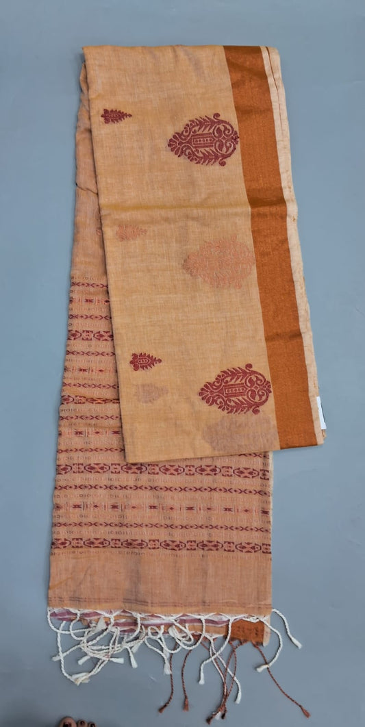 Wine Khadhi Silk Saree