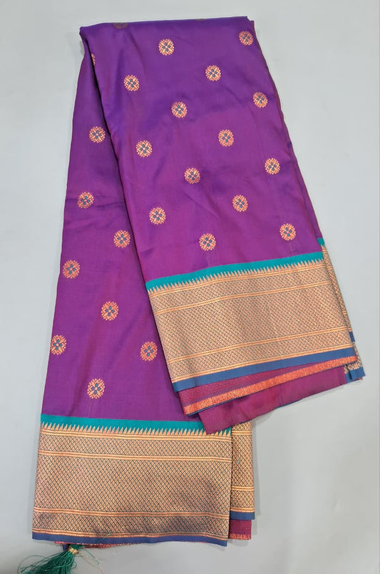 Purple Soft Silk Saree