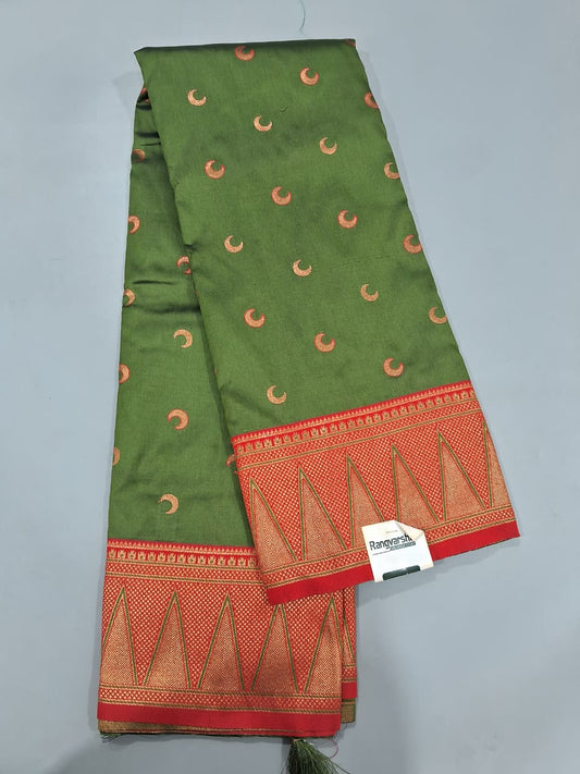 Green Soft Silk Saree