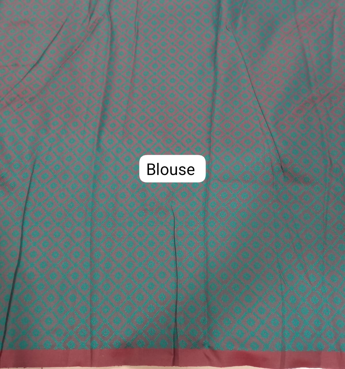 Rani Pink Soft Silk Saree blouse