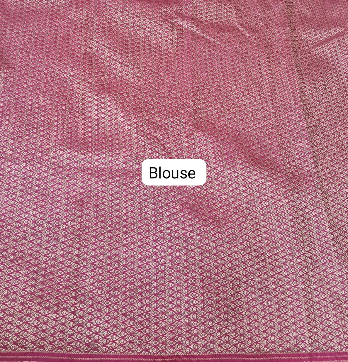 Pink soft silk saree Adorned with Zari blouse