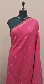 Fuchsia Pink Soft Silk Saree 1