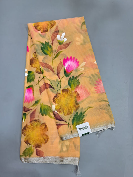 Light Yellow Kota Saree 