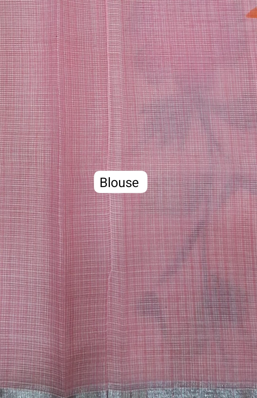 Flamingo Pink Kota Saree Blouse