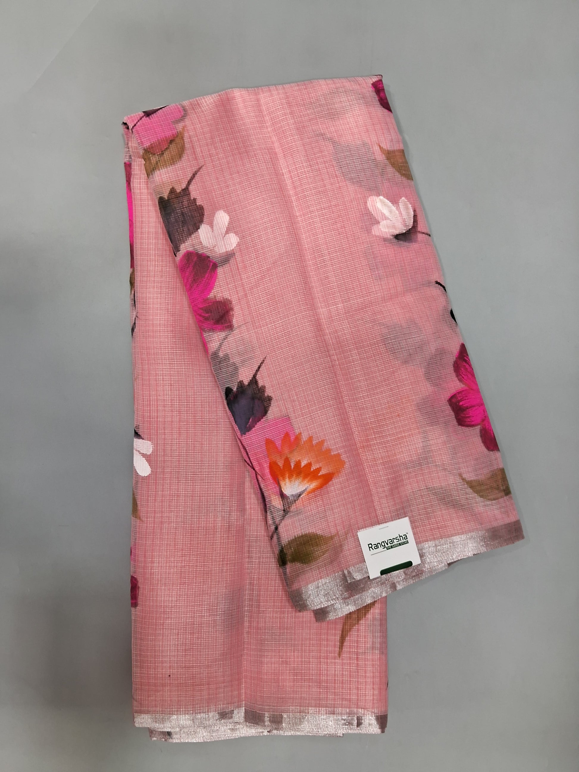 Flamingo Pink Kota Saree