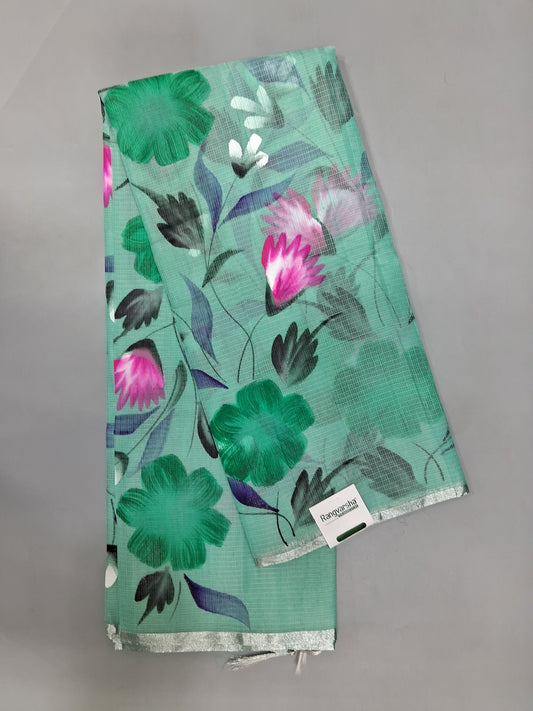 Marine Blue Kota Saree