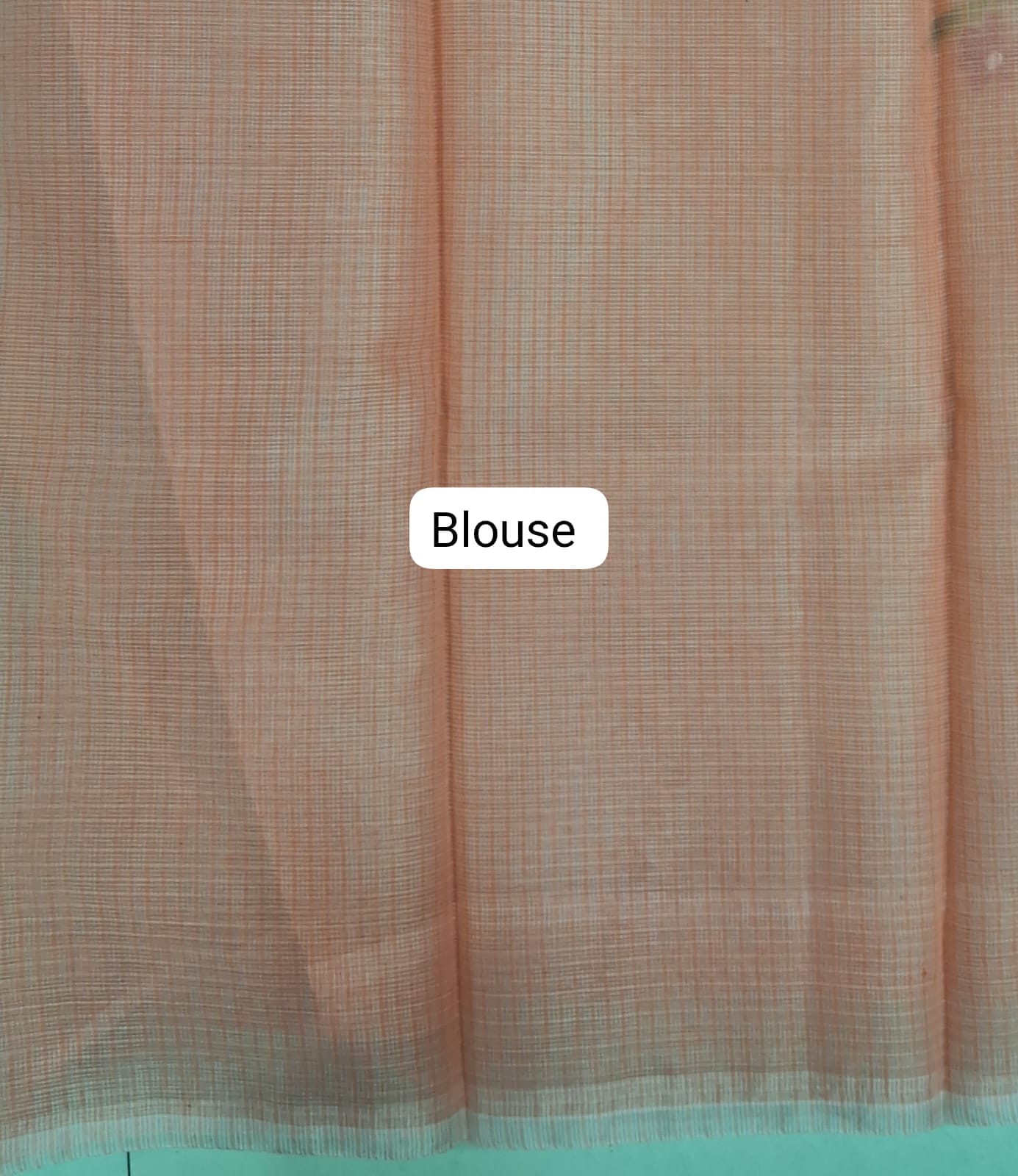 Peach Kota Saree Blouse