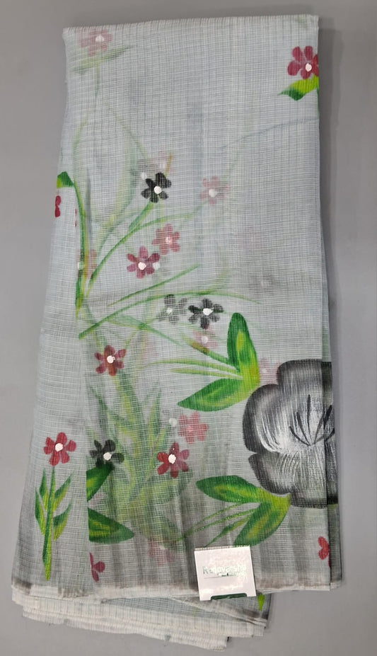 Grey Kota Saree