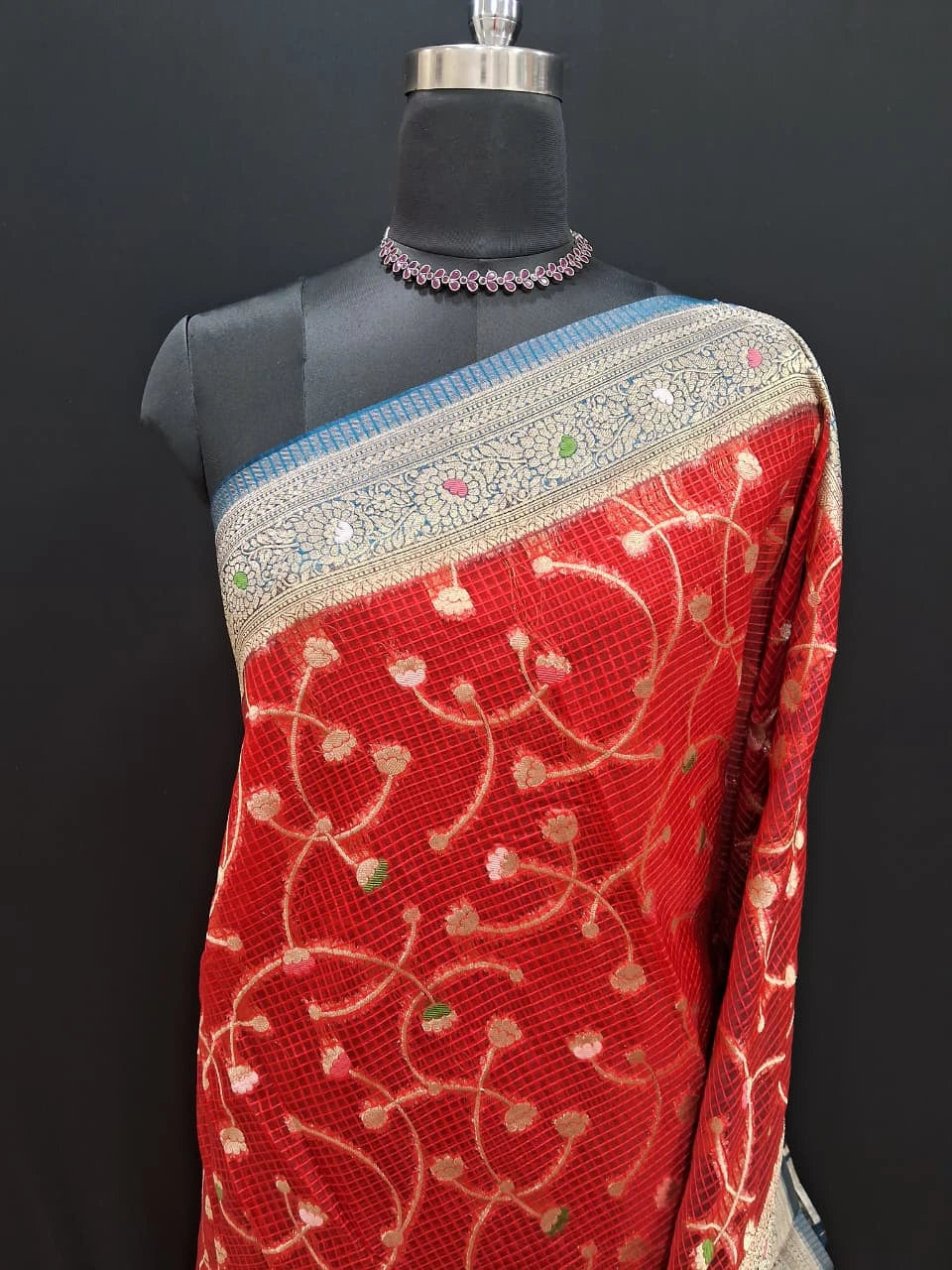 Classic Red Kota saree 