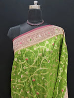 Beautiful Fresh Green Kota saree 