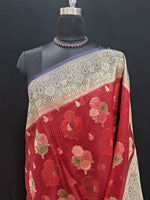 Beautiful Vibrant Red Kota saree 