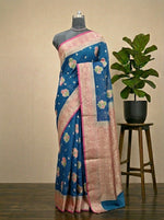 Elegant Navy Blue Kota