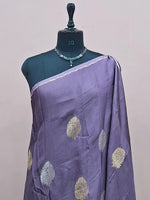 Light Lavender Silk Kota Saree 1