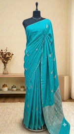 Sky Blue Silk Kota Saree 