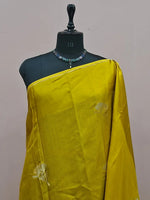 Olive Green Silk Kota Saree 1