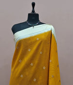Dark Yellow Silk Kota Saree1