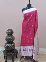 Rani Pink Silk Kota Saree