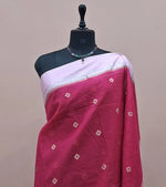 Rani Pink Silk Kota Saree 1